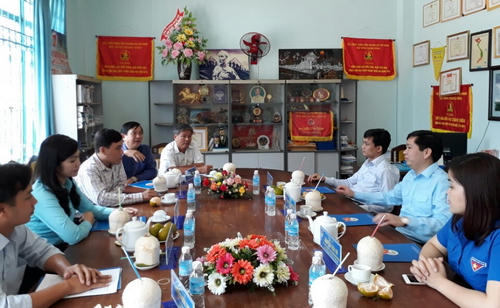 Đoàn công tác Trung ương Đoàn làm việc với Hội đồng Đội tỉnh Tiền Giang